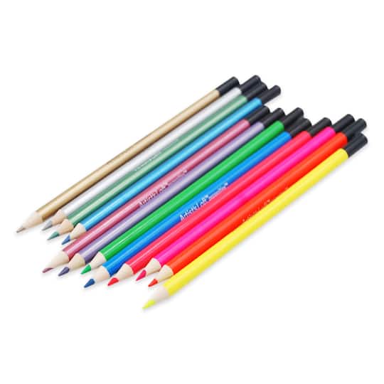 Metallic & Fluorescent Wood Pencils By Artist's Loft®